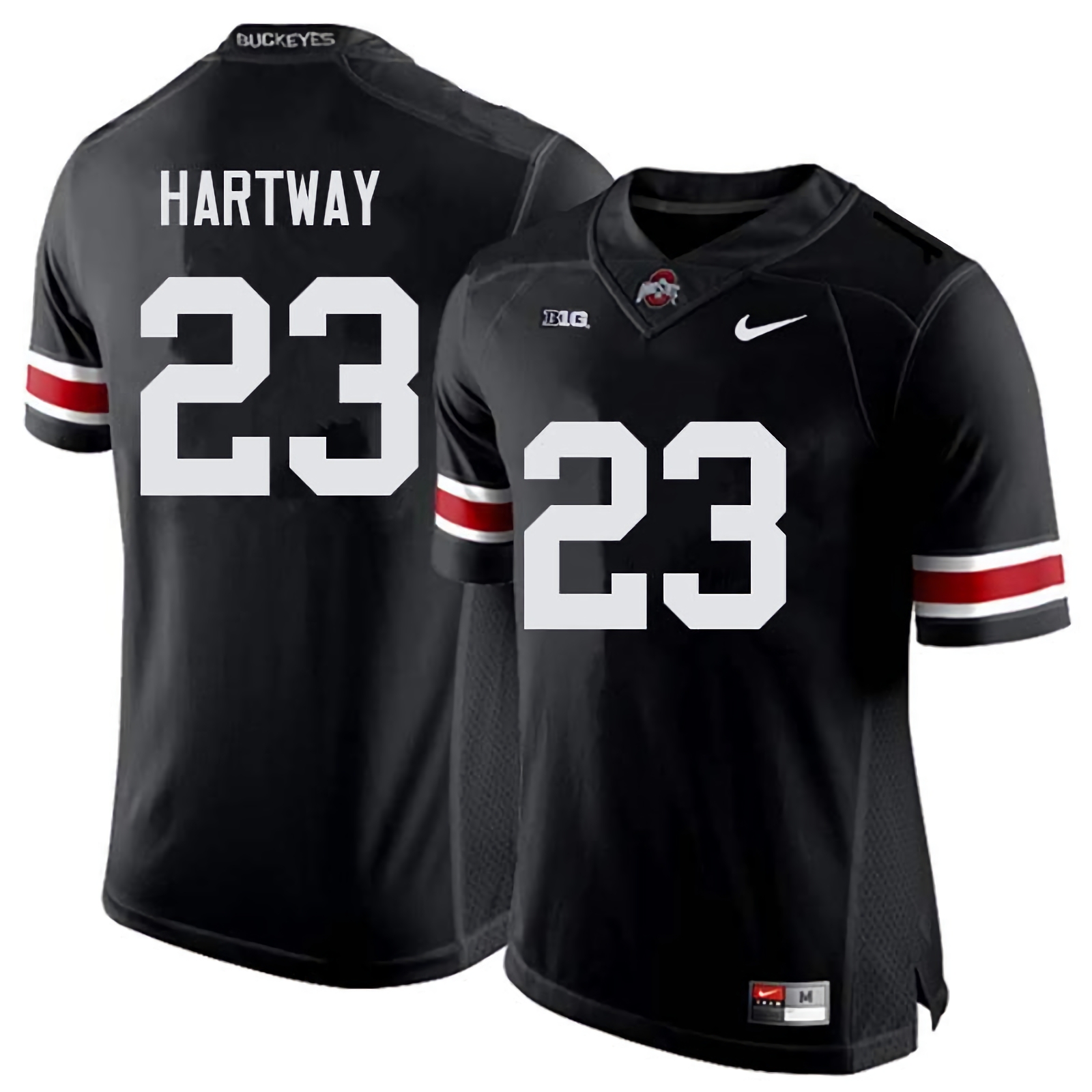 Michael Hartway Ohio State Buckeyes Men's NCAA #23 Nike Black College Stitched Football Jersey YRA5356OO